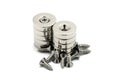 Neodymium magnet 20mm x 5mm with screw