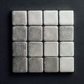 Neodymium magnets squares Royalty Free Stock Photo