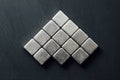 Neodymium magnets squares Royalty Free Stock Photo