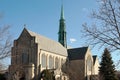 Neogothic Church and Spire in Saint Paul Minnesota