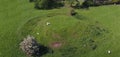 Neolithic Barrows at Kilwaughter Co. Antrim Northern Ireland Royalty Free Stock Photo