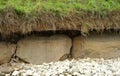 Neolithic carvings on tomb in Ireland