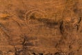 Neolithic petroglyphs on the Queen Victoria Rock near Riyadh