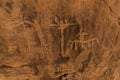 Neolithic petroglyphs on the Queen Victoria Rock near Riyadh