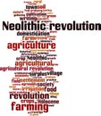 Neolithic revolution word cloud