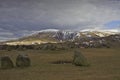 Neolithic rocks in Cumbria - towards Skiddaw Royalty Free Stock Photo