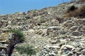 Neolithic ruins, Khirokitia, Cyprus Royalty Free Stock Photo