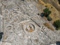 The Neolithic settlement of Choirokoitia on Cyprus island Royalty Free Stock Photo