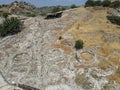 The Neolithic settlement of Choirokoitia on Cyprus island Royalty Free Stock Photo