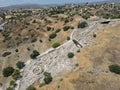 The Neolithic settlement of Choirokoitia on Cyprus island Royalty Free Stock Photo