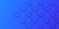 Neomorph blue circles background with concave circles for cover design, banners, presentations, UI design. Royalty Free Stock Photo