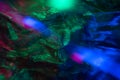 neon abstract background color lens flare green Royalty Free Stock Photo