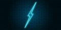 neon abstract light storm blue background