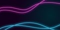 neon abstract line light pink blue background Royalty Free Stock Photo