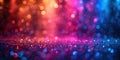 Neon Abstraction: Dynamic Multi-Colored Bokeh
