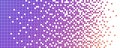 Neon AI pixel fade gradient bg. Blue, pink and purple gradient background. Abstract digital pattern with square elements Royalty Free Stock Photo