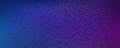 Neon AI pixel fade gradient bg. Blue and purple gradient background. Abstract digital pattern with dot elements grid Royalty Free Stock Photo
