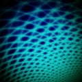 Neon background blue unusual wave shine pattern