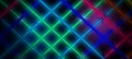 Neon background, cage of light rays Royalty Free Stock Photo