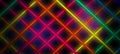 Neon background, cage of light rays Royalty Free Stock Photo