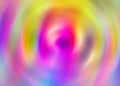 Neon background with rainbow curvy shapes and wavy lines Abstract fluid swirl or vortex of bright orange purple pink yellow Royalty Free Stock Photo