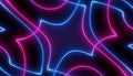 Neon blue pink futuristic background with space for text or logo