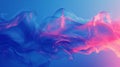 Neon blue and purple multicolored smoke puff cloud design elements, Picture of colorful abstract blue background The screen shows