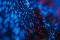 neon bokeh light blur circles glow blue red flare