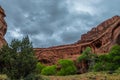 Neon Canyon after the rain storm Utah Landscape Royalty Free Stock Photo