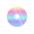 Neon cd dvd disk, nostalgia 2000e 90e barbiecore nostalgia Royalty Free Stock Photo
