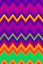 Neon chevron zigzag background ultra. art