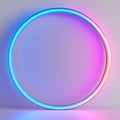 Neon Circle Light Abstract Background Design, background Royalty Free Stock Photo