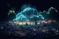 Neon Clouds: Metamorphosing Urban Landscapes with Cloud Computing