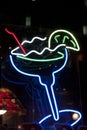 Neon Cocktail Royalty Free Stock Photo