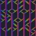 Neon color mosaic seamless pattern Royalty Free Stock Photo