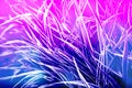 Neon colored grass plants natural background