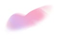 Neon colorful blob isolated on white. Grainy gradient defocused purple and pink shape