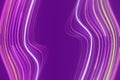 Neon creative lines on trendy purple background