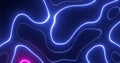 Neon curves animation loop