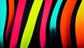 Neon curves colorful background glowing stripes