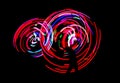 Neon dance lights Royalty Free Stock Photo