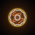 Neon Donut sign.