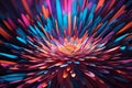 Neon Dreams: Mesmerizing Kaleidoscope of Ethereal Light Explosions