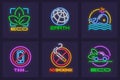 Ecological eco icons set save earth planet