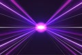 Neon Fusion Color Background Concept Laser Light Retro