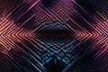 neon fusion: mesmerizing abstract light patterns
