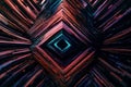 neon fusion: mesmerizing abstract light patterns