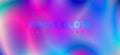 Neon glow blurred background with multicolor gradient. Vector graphics