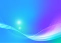 Neon Glow Light, Wave and Curve Multicolor Gradient Abstract Background Royalty Free Stock Photo