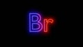 neon glowing adobe bridge logo image